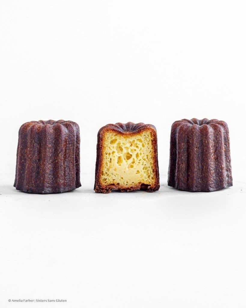 Canelé Café Dax — intérieur d'un canelé